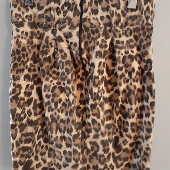 High waist leopard skirt - Picture 2 of 2